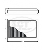 SCT Germany - SA1105 - Фильтр салона SCT - SA1105 * (компл. 2 шт.)